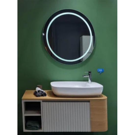 Επικαθήμενος Νιπτήρας Πορσελάνης 70x42,6cm Cerastyle Nova 074200-u Λευκό